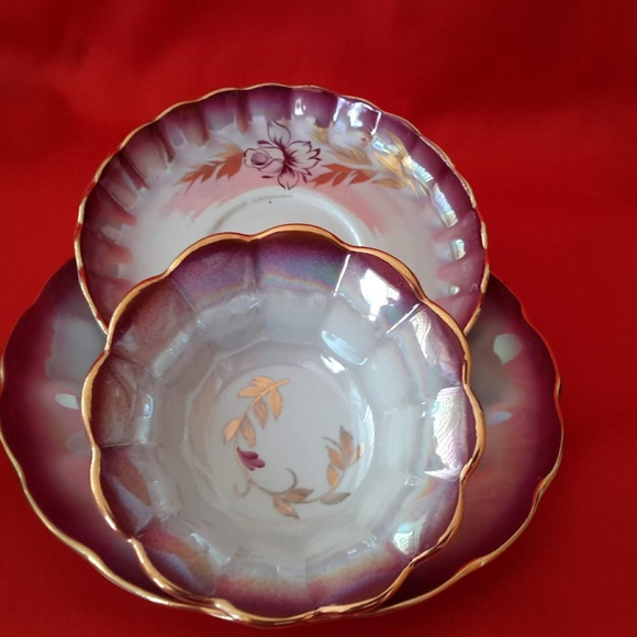 Korosten Factory Desert Plate, Saucer, Cup, Fruit Bowl - Picture 4 of 8